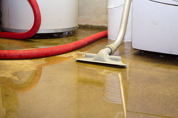 Water damage restoration process in Pitcairn, PA